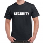 custom black security t shirt cheap online